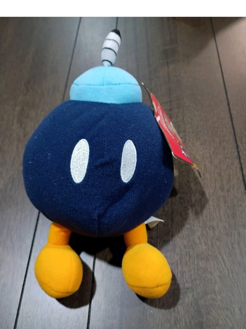 Plush Bomber Character Toy - Navy, Light Blue & Yellow